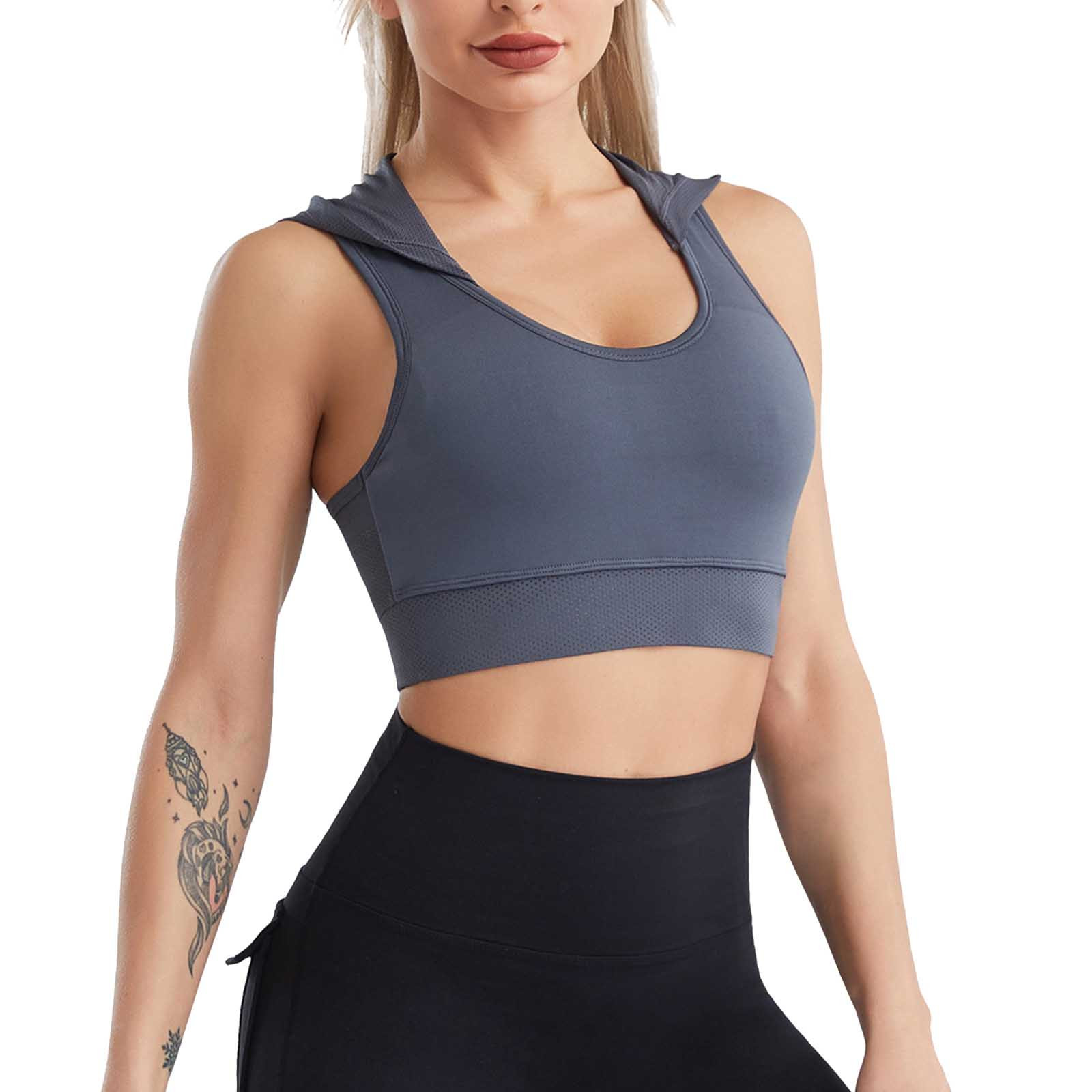 thumbnail image 3 of Sujetador deportivo largo para mujer: alto impacto, sin aros, espalda cruzada, soporte integrado para yoga/estilo crop top., 3 of 8
